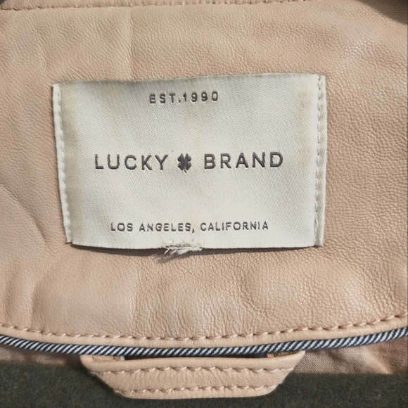 Lucky Brand leather jacket - Picture 2 of 3
